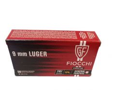 9mm Luger Fiocchi 124grs - FMJ