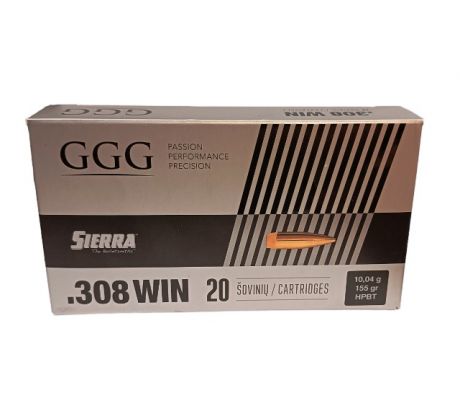 .308Win. GGG 155gr/10,04g - HPBT Sierra MatchKing