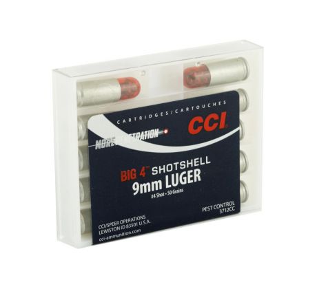 9mm Luger CCI Shotshell Big 4