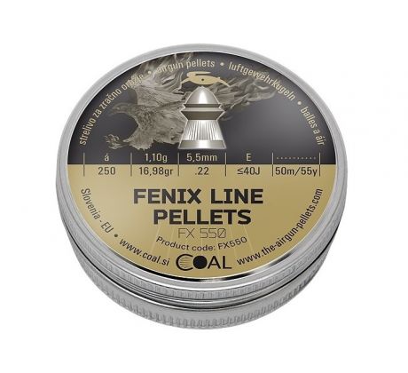 Diabolky FENIX FX550, Kal. 5,5mm, COAL FX550