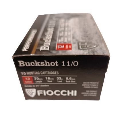 12/70 Fiocchi Buckshot 8,6mm / 33g