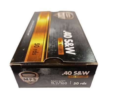 .40SW MFS 11,7g/180grs FMJ