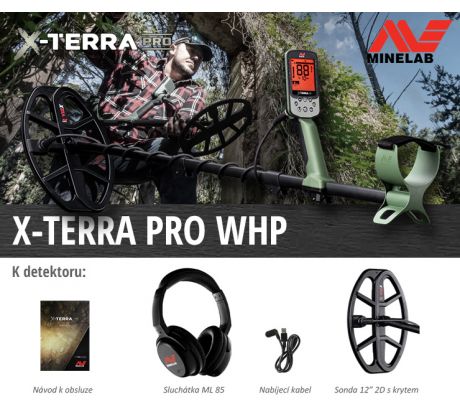 Detektor kovov Minelab X-Terra Pro WHP SET