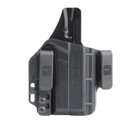 Bravo Concealment - IWB Holster for Glock 43, 43X, 43X MOS Pistol - Right Hand - Polymer - BC20-1028