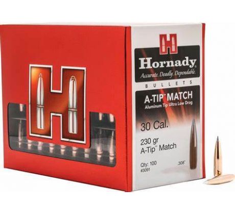 Strela Hornady .30 230grs A-TIP MATCH, 3091