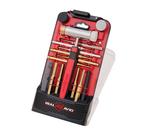 Real Avid Accu-Punch Hammer with Brass & Steel Pin Punch Set, AVHPS-B