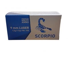 9mm Luger STV Scorpio 7,5g FMJ