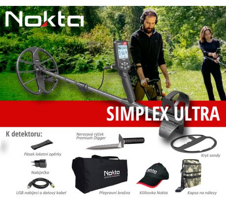 Detektor kovov Nokta Simplex ULTRA