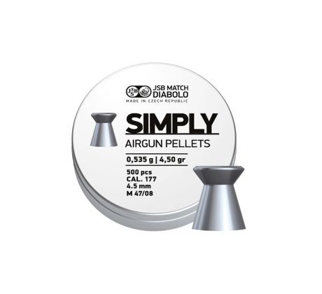 Diabolo JSB Simply 4,5mm, 500ks (0,535g)