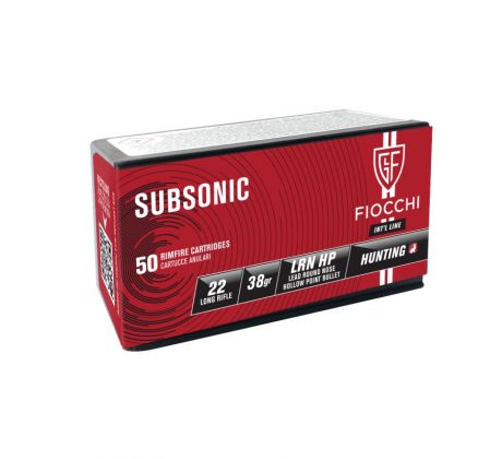 .22lr Fiocchi Subsonic, 302204