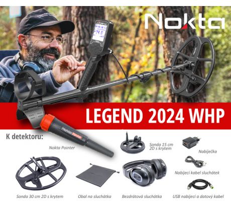 Detektor kovov Nokta Makro The Legend SMF WHP - model 2024