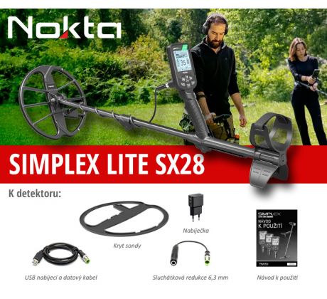 Detektor kovov Nokta Simplex LITE SX28