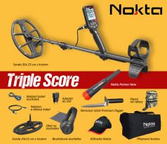 Detektor kovov Nokta TRIPLE SCORE PRO PACK