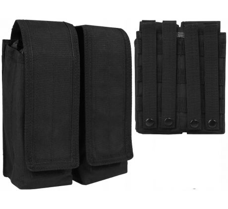 Puzdro na dva zásobníky MOLLE, Black, 13495502