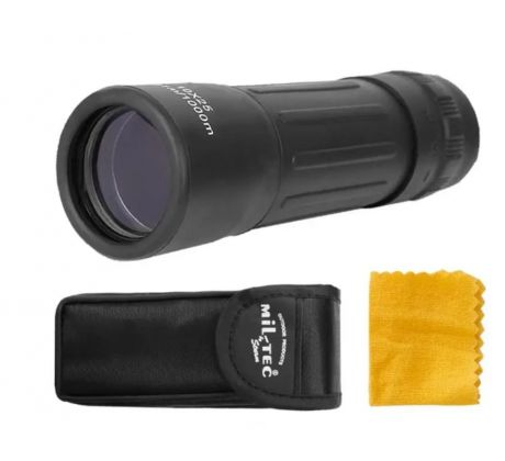 Monokulár 10x25, Black, Mil Tec 15705002