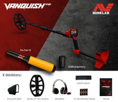 Detektor kovov Minelab Vanquish 440 pinpointer set