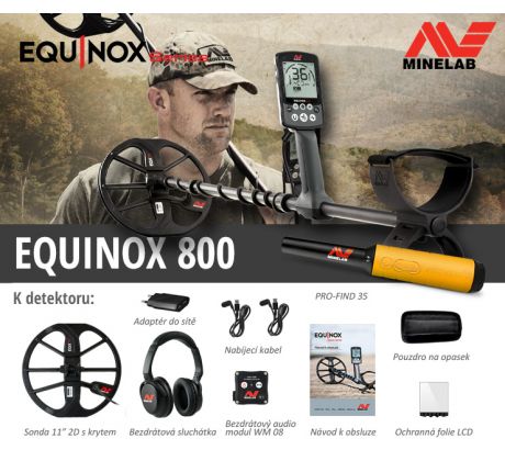 Detektor kovov Minelab Equinox 800