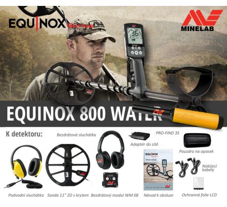 Detektor kovov Minelab Equinox 800 Water
