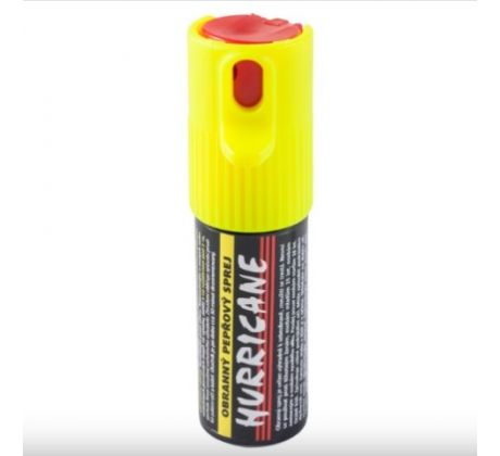 Obranný sprej OC Hurricane, 15 ml žltý