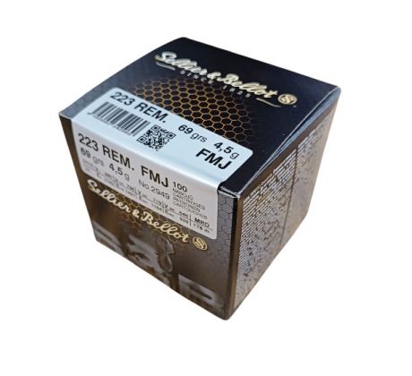 .223Rem. S&B Tactical 69grs/4,47g - FMJ, V342962