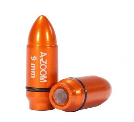 Cvičný náboj lakovaný 9mm Luger - 2ks A-Zoom, A-zoom 17102