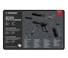 Podložka na čistenie zbraní TEKMAT GLOCK 42/43, Tekmat R17-GLOCK-42-43