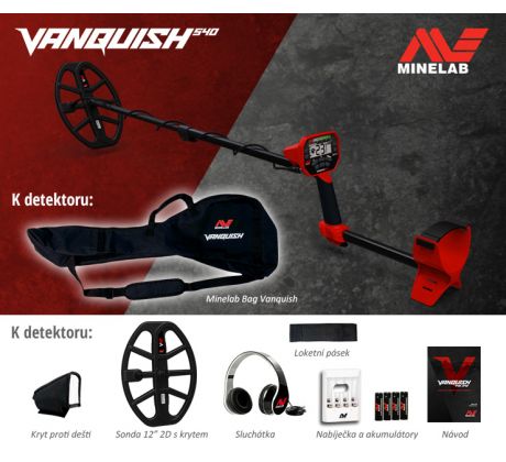 Detektor kovov Minelab Vanquish 540