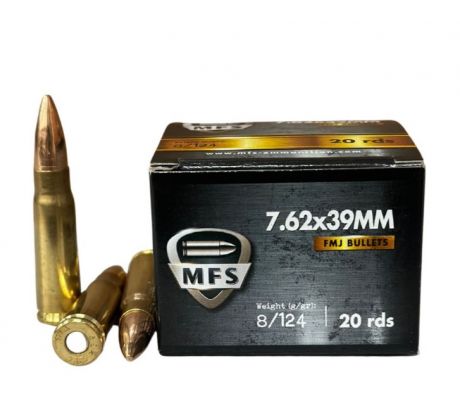 7,62x39 MFS 8g/124grs - FMJ