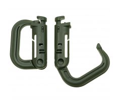 Plastová karabína MOLLE, OD Green, MFH 27550B_1