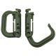 Plastová karabína MOLLE, OD Green, MFH 27550B_1