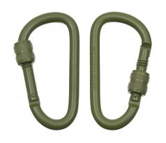Karabína s poistkou, čOD green, MFH 27536B