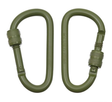 Karabína s poistkou, čOD green, MFH 27536B