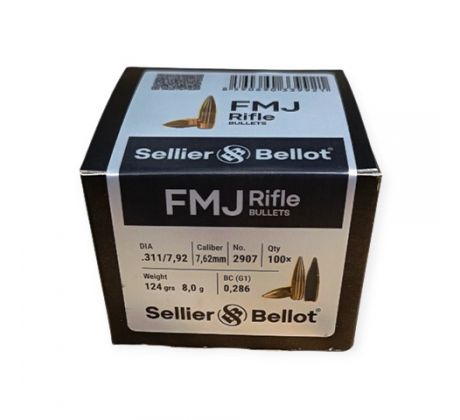 Strela 7,62mm S&B .311- 8,0g/123gr- FMJ /2907