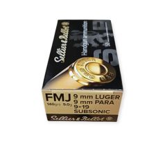 9mm Luger S&B Subsonic 140gr/9,0g - FMJ, 310555