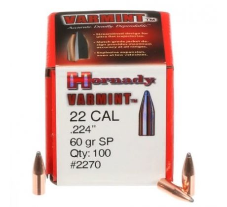 Strely Hornady Varmint .224 3,9g/60grs - SP, 2270