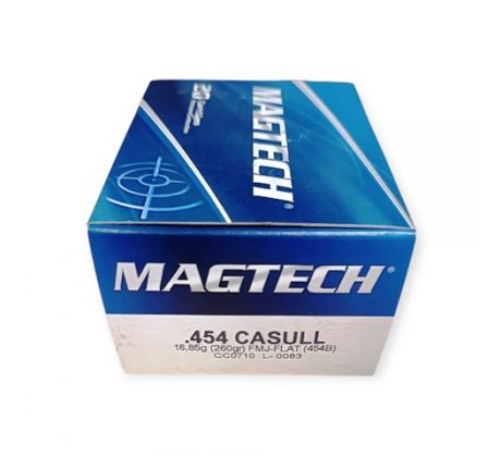.454 Casull Magtech 16,85g/260grs FMJ FLAT, Magtech 454B_1