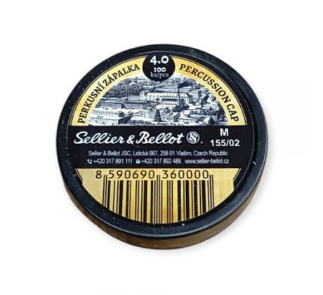 Perkusné zápalky S&B 4,0