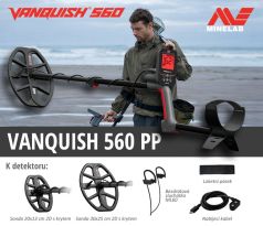 Detektor kovov Minelab Vanquish 560 PRO PACK_1