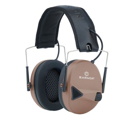 Chrániče sluchu elektronické EARMOR M30, coyote brown_1