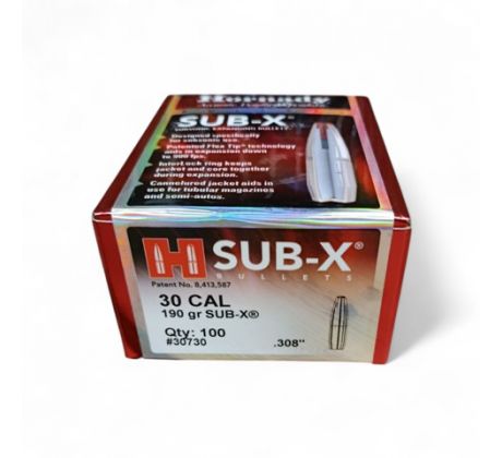 Strely .30 Hornady SUB-X 190grs/12,31g