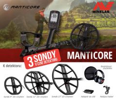 Detektor kovov Minelab Manticore hĺbkový set