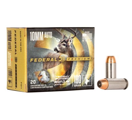 10mmAuto Federal Premium Trophy Bonded Bear Claw JSP 180gr, P10T1_1