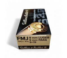 9mm Luger S&B 8,0g/124gr-FMJ, 310494