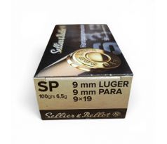 9mm Luger S&B 6,5g/100gr-SP, 310654