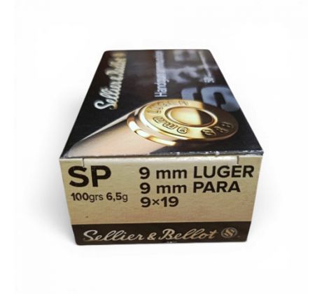 9mm Luger S&B 6,5g/100gr-SP, 310654