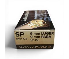 9mm Luger S&B 8,0g/124gr-SP, 310593