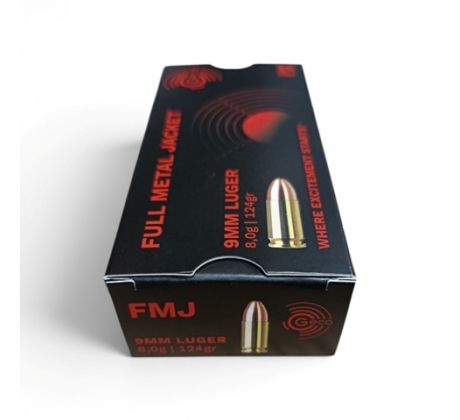 9mm Luger GECO 8,0g/124gr - FMJ, 2318629