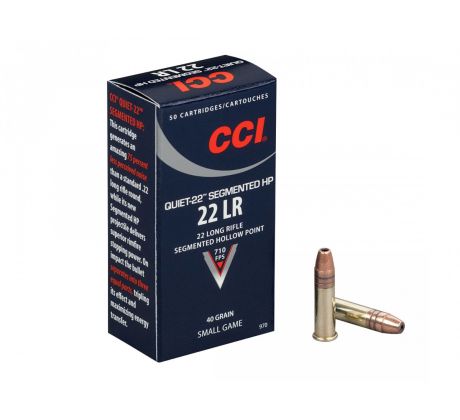 .22LR CCI Quiet-22 Segmented HP, 970