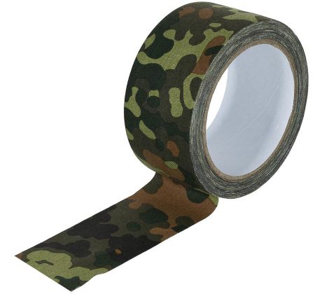 Textilná páska, cca 5 cm x 10 m, flecktarn, 28311V