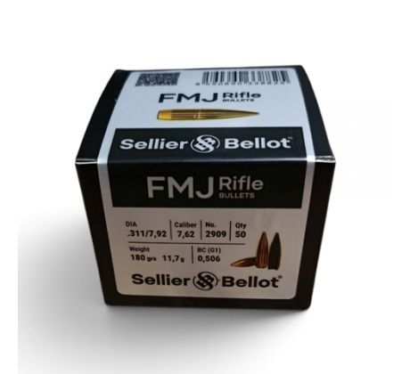 Strela 7,62mm S&B .311- 11,7g/180gr- FMJ /2909